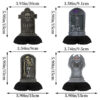 Wholesale Halloween Tombstone Honeycomb Ornaments 4 Pack Paper Party Decor