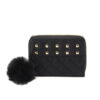 oly-b324db9d794b36207e08befbd6193311 Wholesale Chic Studded Pu Leather Small Wallet for Women Zipper Closure Fashion Accessory
