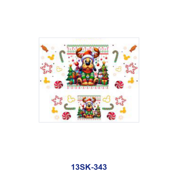 Wholesale 8pcs Christmas Elf Mini Cup Keychain Sticker
