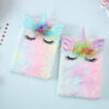 Wholesale Unicorn Cute Notebook Trendy Kids Diary with Feather Design Everyday Gift for Girls Boutique Resale