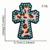 Wholesale Iron-On Embroidery Patches Western Cowboy Cross Design for Hats Clothing Bags Trendy Fashion Accessory Set of 9