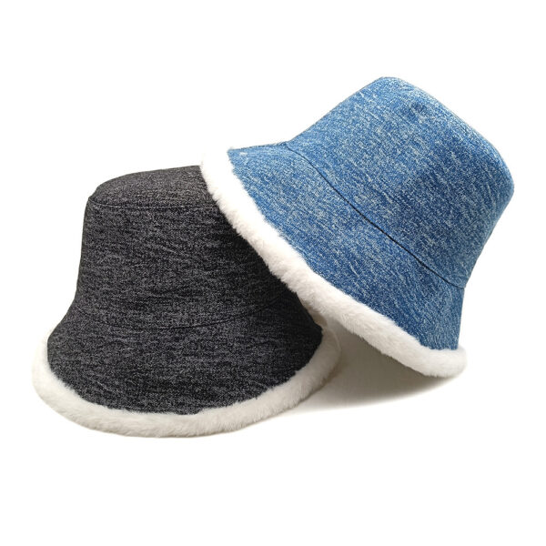 oly-b329fe082030a0fa800103434dabce0d Wholesale Fashion Double Sided Rabbit Fur Fisherman Hat for Women Winter Casual Cute Hat Boutique Resale