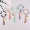 Wholesale Silicone Bead Bracelet Keychain - Chic Fashion Accessory for Party Gifts