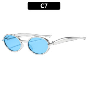 C7-silver frame blue film
