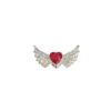 oly-b371074a64bd5fd83d636af1b854b255 Wholesale Love Wings Gradient Purple Alloy Rhinestone Double Sided Chain DIY Phone Keychain Bag Charm Trendy Party Resale Accessory