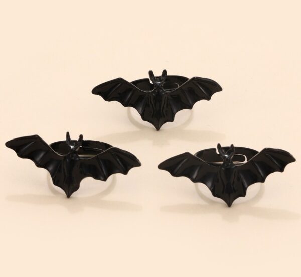 oly-b38298a6aec990e3e594647c6aa5bf2b Wholesale Gothic Bat Ring Halloween Festival Jewelry Accessory for Boutique Resale