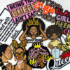 Wholesale Polyester Embroidered Patches Leopard Print Afro Girl for Shoes Hats DIY Accessory