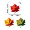 oly-b39e35484a3c014a15db7efe678dd3da Wholesale Maple Leaf Chenille Embroidered Patch Iron On 7cm Fashion Accessory