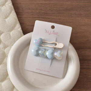15# blue 4 love duck clip-2pcs
