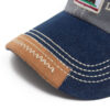 Wholesale Grey Embroidered Baseball Cap Vintage Wash Style Unisex Outdoor Casual Hat