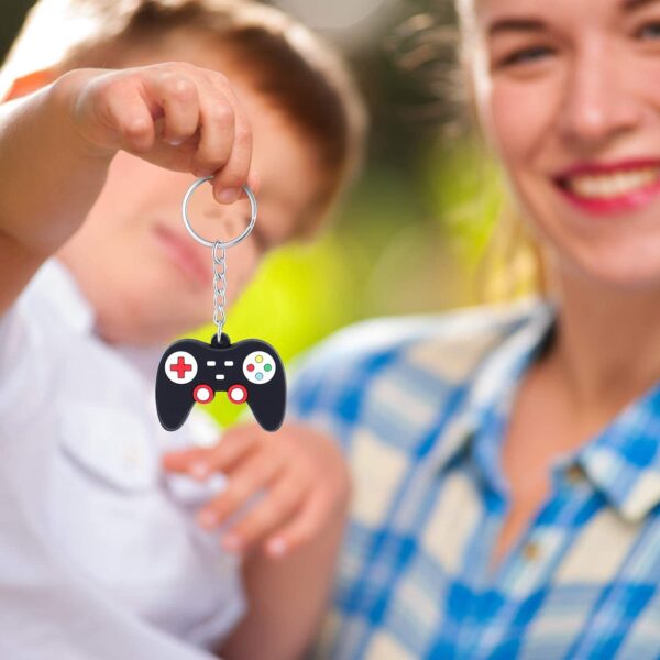 oly-b3a37a6d6dffe5eb305c4de0a4188c94 Wholesale Cartoon Game Controller Keychain Modern Minimalist PVC Decorative Accessory Gift Boutique Resale