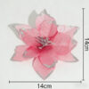 oly-b3b6ee87b44a386482c607282af5b0a9 Wholesale European Style Red Christmas Flower Hanging Ornaments for Festive Home Decor