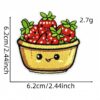 oly-b3bff4884a6cef406e1b10298c8f3e8f Wholesale Cartoon Strawberry Embroidered Iron-On Patch for Clothing Decoration DIY Fashion Accessory