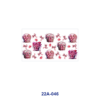 oly-b3c0299ae7cb67634f920f4e2ffb6e7f Wholesale 5pcs Watercolor Flower Basket Pink Bow Rose Bouquet Mixed Floral Print 16oz Cup UV DTF Wraps