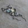 oly-b3cc723d3968a919a41be14fe7277b1a Wholesale Tribal Asymmetrical Long Earrings with Sky Blue Zircon Cross Circle Vintage for Travel Souvenir Gift Jewelry Accessory