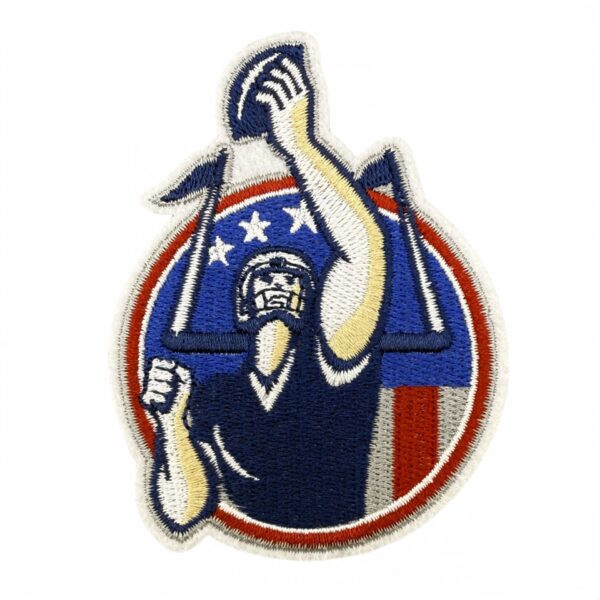 oly-b3d15dd7c3a70739f085356acfefec31 Wholesale Chic Embroidered Rugby Patch Iron-On Decorative Badge for Clothing Bags DIY Accessory Resale