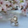 oly-b436773e71f1047fcd329e2acf2e3ee9 Wholesale Geometric White Opal Alloy Ring Wedding Gift Jewelry Accessory