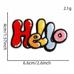 Hello hello cloth sticker 15#