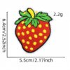 oly-b43e3505d0143105e7fe7e782f72bba1 Wholesale Cartoon Strawberry Embroidered Iron-On Patch for Clothing Decoration DIY Fashion Accessory