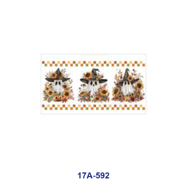 oly-b450d72b5d4b2c13f14985986455dc18 Wholesale 5pcs Fall Halloween Cute Ghost Witch Hat Sunflower Pumpkin Checker Bat Spiderweb Mixed Decor Prints 16oz Cup UV DTF Wraps