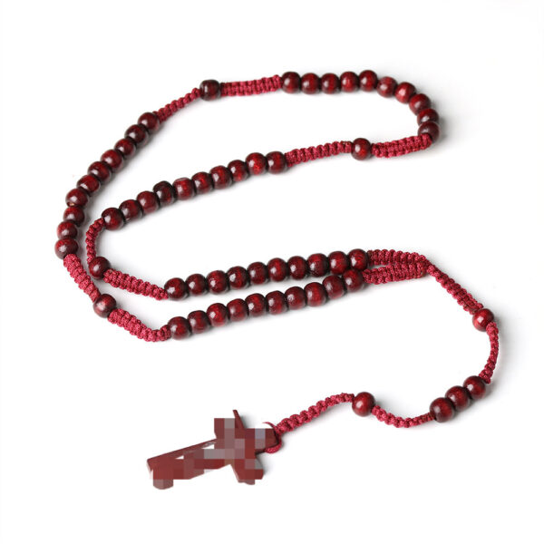 oly-b45a6e6f1ead14174e05019fefdf7e9f Wholesale Handmade Colorful Wooden Bead Necklace 8mm Fashion Accessory for Gift Party