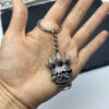 Wholesale Zinc Alloy Hip Hop Punk Skull Keychain Men Retro Car Accessory Gift
