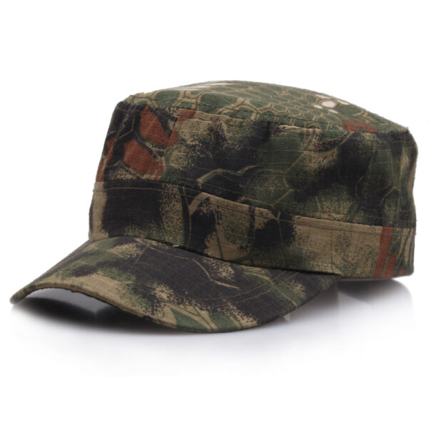Wholesale Camouflage Flat Cap Fashion Accessory Gift for Men Women