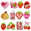 Wholesale Embroidered Strawberry Snail Cartoon Patch for Clothing Decoration Resale