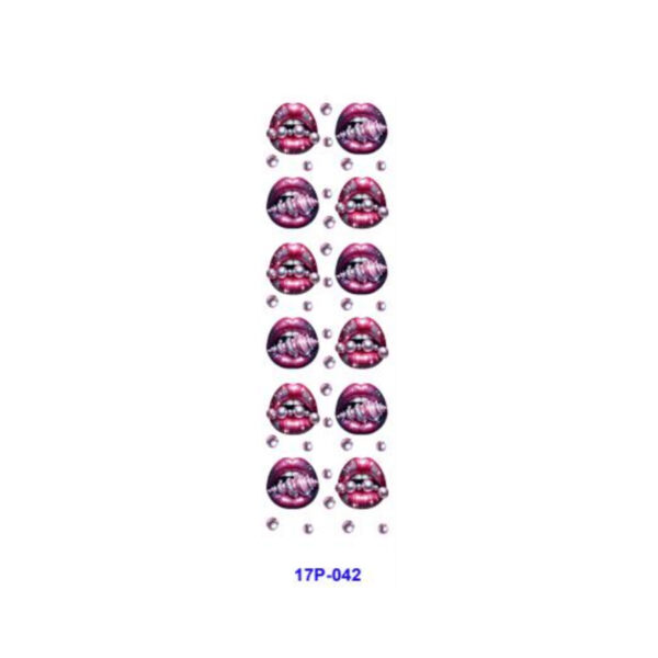 Wholesale Wholesale 16pcs UV DTF Stickers Lip Heart and Butterfly elements Pen and Bookmark Stickers