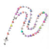 oly-b494212afcb14141479d5e9250e0273d Wholesale Fashion Polymer Clay Cross Necklace 6mm Beads Jewelry Accessory
