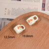 oly-b495a63ea9ec809b27ed4a78c8137c63 Wholesale Alloy Dollhouse Miniature Cup Pendant Pink Bow Design DIY Craft Supply for Jewelry Making