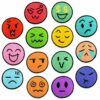 oly-b4a3672925db76a61ff393f506563cfc Wholesale Cartoon Expression Embroidered Patches Round Iron-On Stickers for Caps Bags Clothing Craft Supply