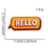 oly-b4a69fa1fc3ee459faf8c6858e89b118 Wholesale Funny English Letter Embroidered Patch - Fashion Accessory DIY Clothing Decor
