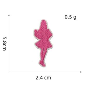 Pink cartoon cloth sticker 3#