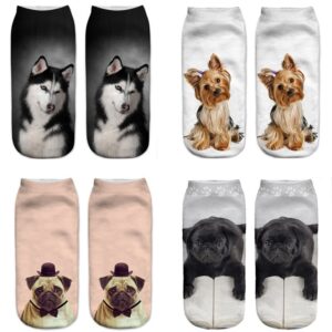 oly-b4d55edc3a12bf36df428ee3e5b0b5bb Wholesale 3D Printed Dog Pattern Socks Fashion Accessory Gift