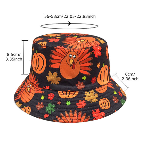 oly-b4ddc2a88c864b6c1cdfa2e33de3b6e2 Wholesale Trendy Halloween Pumpkin Print Fisherman Hat Sun Protection Outdoor Hat
