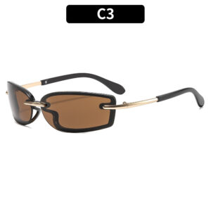 C3-gold frame tea slices (black foot cover)