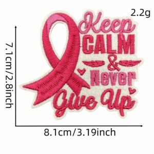 Pink ribbon patch #3