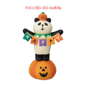 Pull flag pumpkin panda