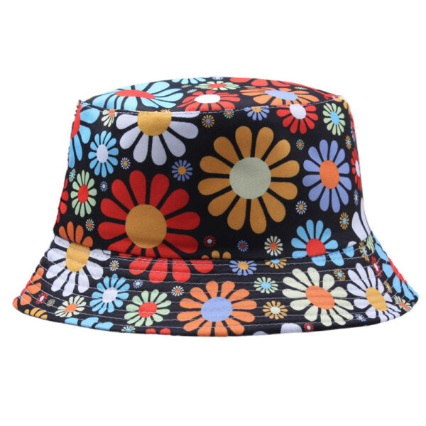 oly-b4e80e7cade8a684c8d7eaa018a8bc84 Wholesale Chic Maple Leaf Print Reversible Bucket Hat for Spring Outdoor Sun Hat