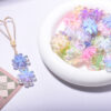oly-b4f50a81a187e1b511e956b0d17c6b97 Wholesale Clover Flower Acrylic Beads for DIY Jewelry Phone Charm Bag Chain Gift or Boutique Resale