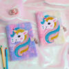 Wholesale A5 Plush Unicorn Notebook with Lock, Chic Journal for Kids and Gift Giving