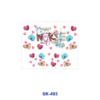 Wholesale 8pcs Maternal Theme Heart Donut Bear Truck Nurse Floral Decor Mini Cup Keychain Sticker