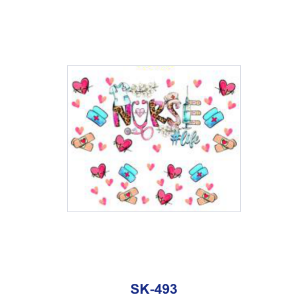 Wholesale 8pcs Maternal Theme Heart Donut Bear Truck Nurse Floral Decor Mini Cup Keychain Sticker