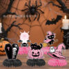 Wholesale Halloween Pumpkin Ghost Paper Honeycomb Table Decorations, 9-Piece Party Resale