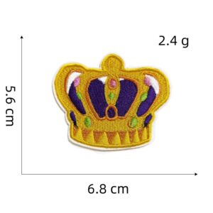 Crown cloth stickers 4#