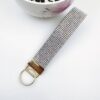 Wholesale Rhinestone Wristlet Keychain Aluminum Alloy Fashion Bag Charm Wedding Gift
