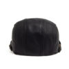 Wholesale PU Leather Men's Beret Hat Autumn Warm Adjustable Fashion Accessory