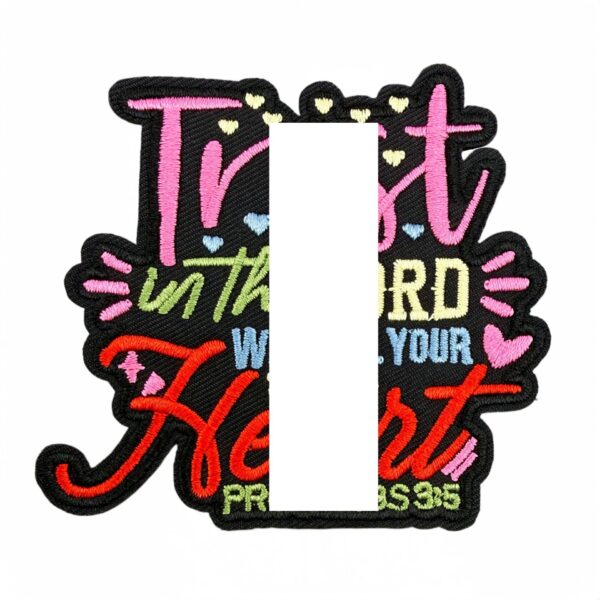 oly-b559d024df7b8f38e8db1bfd1193e119 Wholesale Colorful English Embroidered Iron-On Patch Set - 8 Pcs Decorative Accent for Clothing Bags