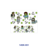 oly-b5a4ae2cbf318f5b4f448f1917d4d1b2 Wholesale 2/4/8pcs Cartoon Animated Character Print Mini Cup Keychain Sticker OLY Exclusive